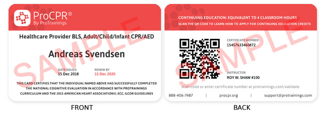 New pt card
