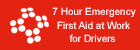 7 Hour Emergency First Aid at Work for Drivers (EFAW) Level 3 (VTQ)